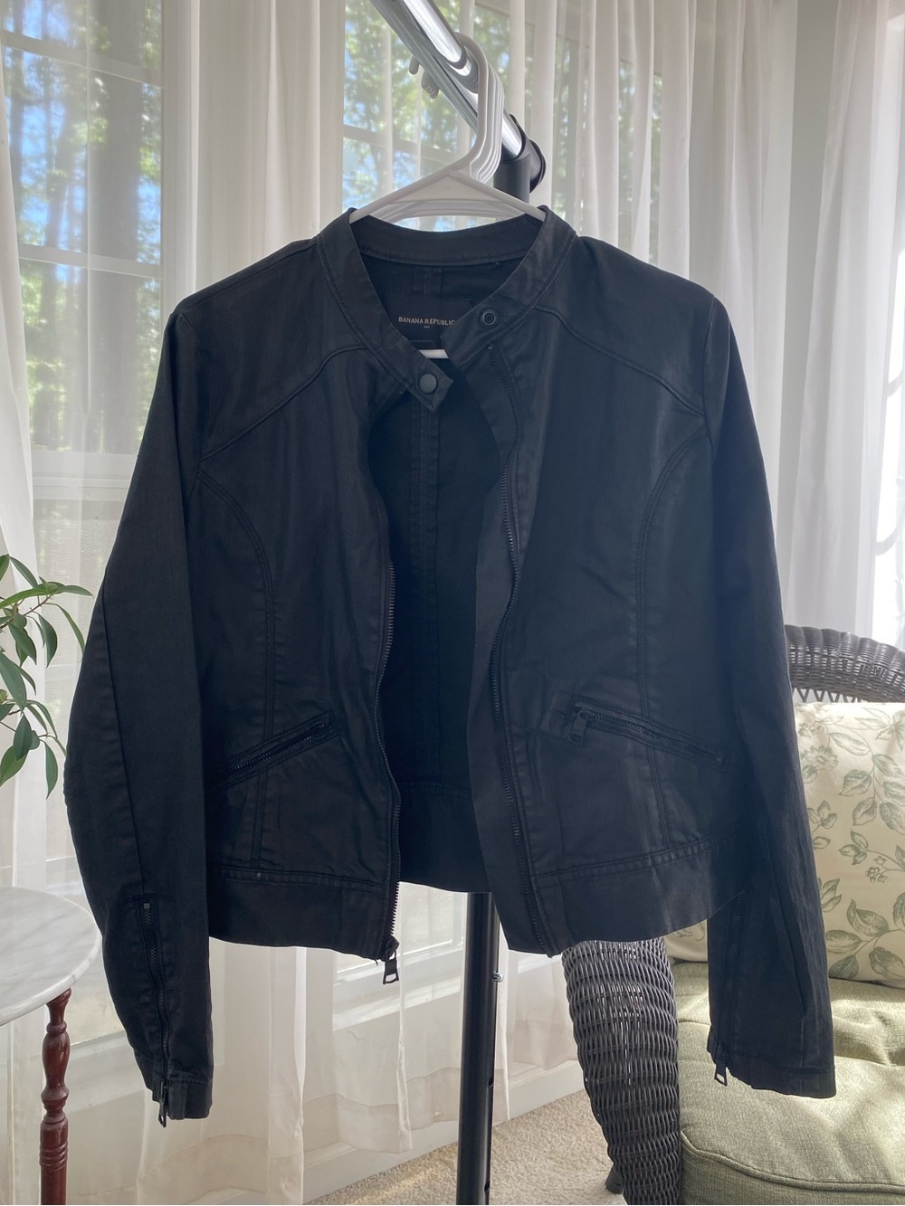 Banana Republic Black Denim Women's Jacket